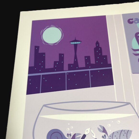 SHAG Josh Agle - 2003 "Cancer” Zodiac Serigraph Art Printer Proof Print Ltd Ed - Picture 2 of 16